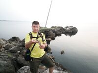 Казантипские скалы с бычком на пульку 2 г и резину