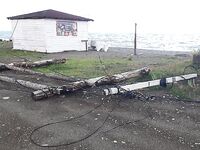 Смерч в Абхазии оставил меня без света раньше чем я понял масштаб по Пицунде