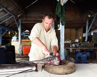 Полчаса на пирсе и узел флюра не выдержал рыбу которую я так и не увидел