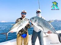 Северный Оман дал мне восемь GT до тридцати пяти и быстро напомнил что попперная силовая рыбалка не для новичков