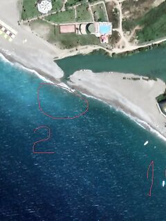 Коньяалты, Анталийское побережье протока на точке и сумерки решают клев