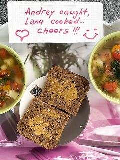 Анталья: ушица из паламута, амберджека и корифены - очень достойно