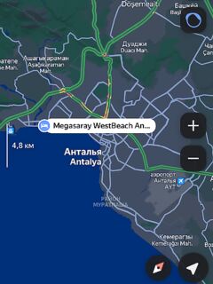 Анталья: уточнил отель - вот тот самый вариант на карте
