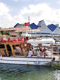 Анталья, sea fishing: глубины 25-30 м, фугу и окуни, ставка на ставриду