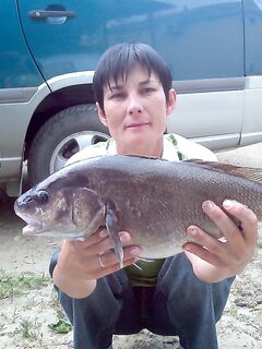 Горбыль за десять минут: впервые ушла на морскую рыбалку и потянула «слона»