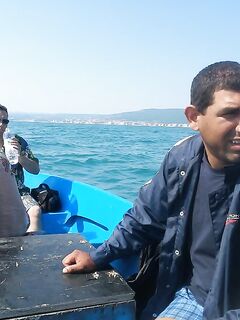 Лодка и бычки на мидию — коротко о главном, когда сын пролил масло на клаву