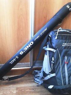 Марш-бросок к Новороссийску: компактный набор спиннингов и фотосумка