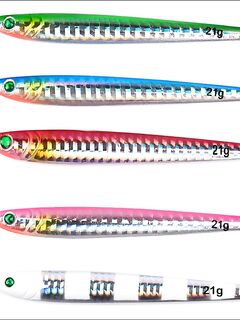 Пилькеры с Ali 10–17 г: голубой, белый, зелёный — летят и ловят ставриду и луфаря