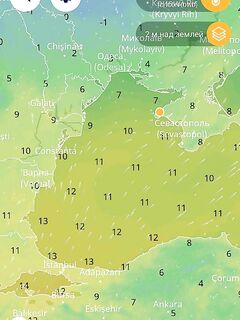 Информации по редким бомбардам мало: неделю дует 12 м/с и гонит всё к нам