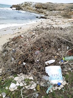 Волонтёрам работы прибыло: собираем мусор на пляже после ветров