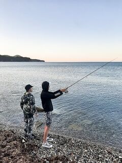 Чёрное море, Новомихайловский: отводной, балерина 10 г, Isome L и сушёный нереис