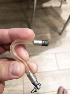 Тиролька от «Чёрной речки»: мягкая трубка и груз в канале меньше диаметра