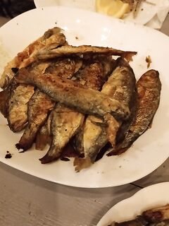 Жареный луфарь — лучший итог вечерней рыбалки на Чёрном море