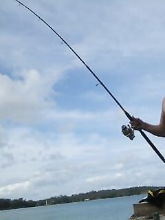 Пхукет — морская змея на крючке, леску отрезали без споров