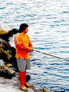 Хамса в Порту Бургас: самодур №7–8, красный или белый, плюс ставрида и сингиль