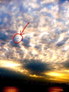 Кадр с НЛО на фото: шорик или «наблюдатели» за луфарём в Порту Бургас