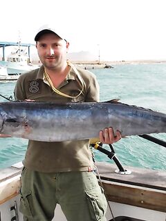 01.07.2009: ветрено, сход марлина и редкий достойный ваху 20 кг за день