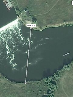 Дальний заброс с высоты: перебросил 150 м у Фаустовского гидроузла