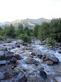 Абхазия, горы и первая речная форель: морем займусь позже