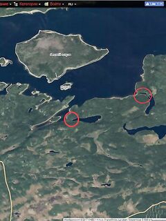 Места на карте: интересуют участки, что обведены красным