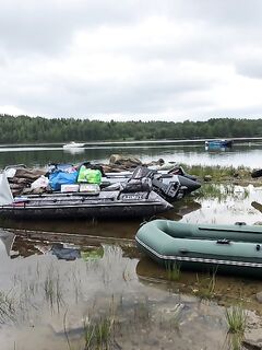 Кереть как точка старта, помощь на месте и кадр с выхода в море