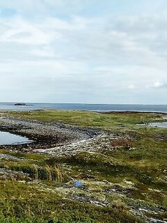 За Сидоровскими островами: вид с Кемлудских, наши там треску берут неплохую