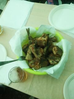 Ночная вылазка с эхолотом: парашют не пригодился, ~5 кг трески за пару часов