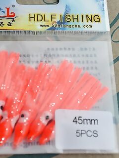 Креветка против «резины», вечерние октопусы — оранжевые, красные, розовые