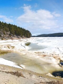 Лёд ломает и отрывает от берега — следим за кромкой и ветром