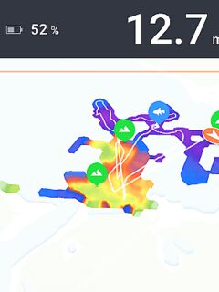 Deeper в солёной воде и бровки у Оленего: скан зашёл, клевало лучше на свалах