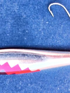 Rapala Varma по крупному окуню — цепку не снимаю, мормышка вместо крюка у напарника