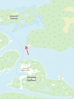 Стоянка с пляжем напротив — морская рыбалка рядом, за культурой в Кереть