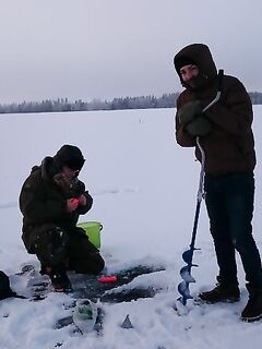 Финляндия, Рауталампи — дневной клев щуки на пятне и налим ночью на дне