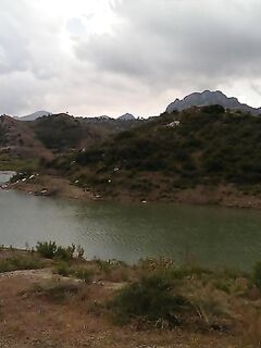 Ливень с градом и пресный водоём без рыбы