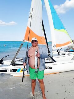 Катамаран и барракуда на два килограмма