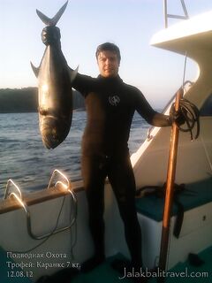 Подводная охота на Нуса Пенида: гарпун и паровоз под водой