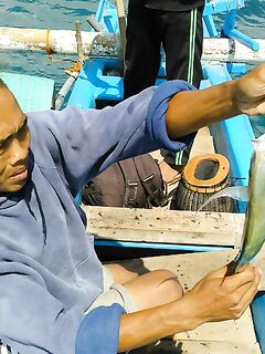 Океан штормит и ловля на живую креветку