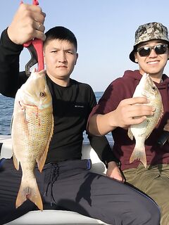 Первый выход на лодке поймали своё