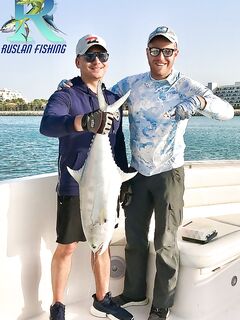 Дубай: первый спиннинг Димы и крупный квин, всё отпущено