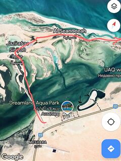 Марджан, как дойти от асфальта и молы Аль Хамры