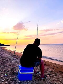 Вечер 17:00-20:30 на Азовском море: поклёвок не было