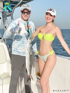 Морская рыбалка после отпуска: 14–15 м, барракуда на падении