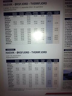 Норвегия: расписание парома из Оксфьорда и время подачи