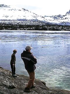 Хелле в Норвегии, береговая рыбалка по местам