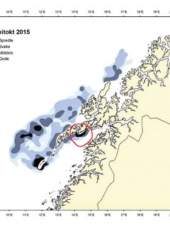 Скрей между островами и материком Норвегии, боимся шторма