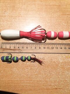 Самодельная мандула EVA для Норвегии - проверка на треске