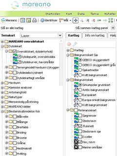 Mareano - супер карта по Норвегии и слоям