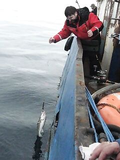 Первый трофей в день старта у Рыбачьего