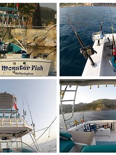 Алания новый рыболовный катер на воде