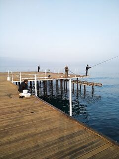 Махмутлар и пирс морская рыбалка на хлеб и мах